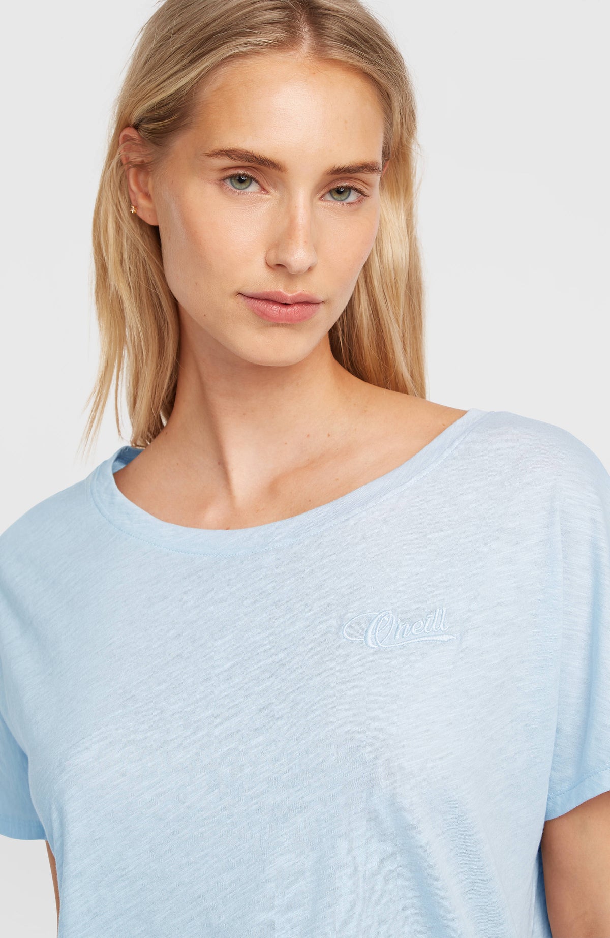 Essentials Script Scoop Neck T-Shirt - O'Neill Women