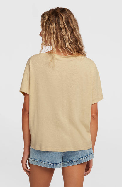 Essentials Script Scoop Neck T-Shirt - O'Neill Women