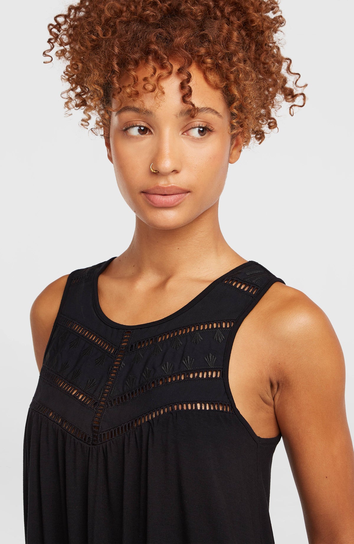 Essentials Tokeena Embroidery Tank - O'Neill Women