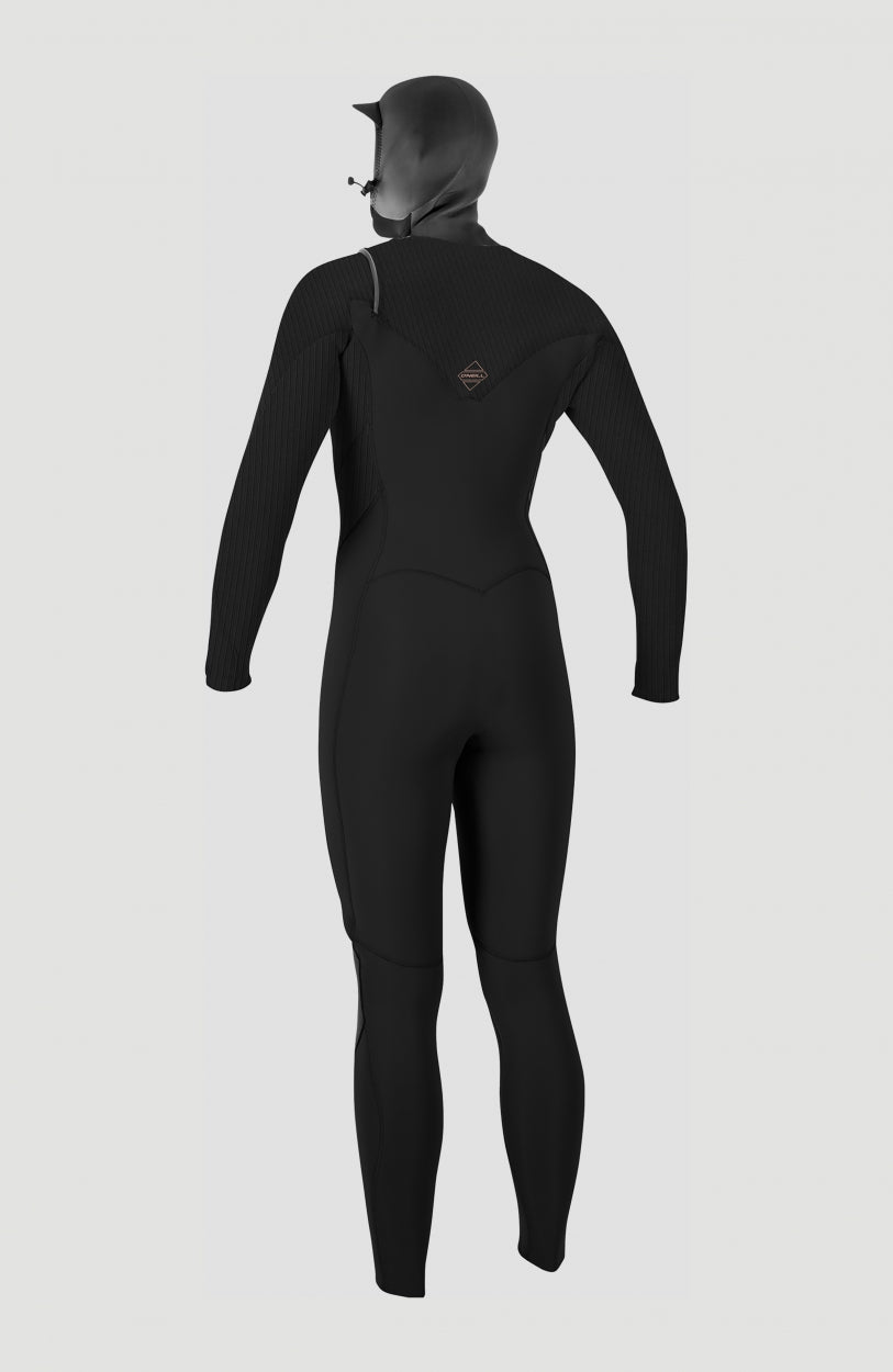 Hyperfreak Plus 5/4mm Chest Zip Full Wetsuit with Hood - O'Neill Women|Wetsuits