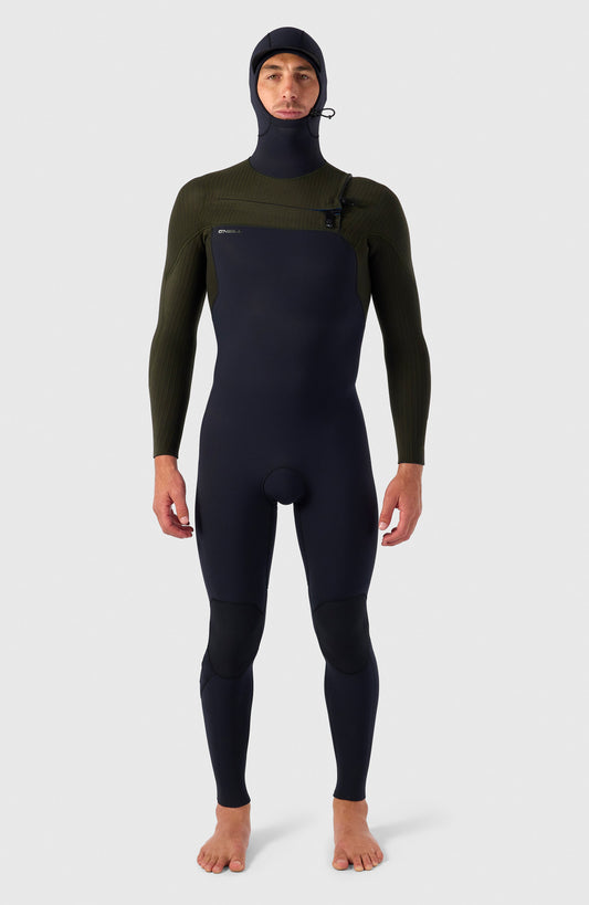 Men Hyperfreak 5/4mm Chest Zip Full Wetsuit with Hood Men – O'Neill - O'Neill Men|Wetsuits
