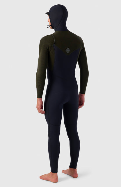 Men Hyperfreak 5/4mm Chest Zip Full Wetsuit with Hood Men – O'Neill - O'Neill Men|Wetsuits